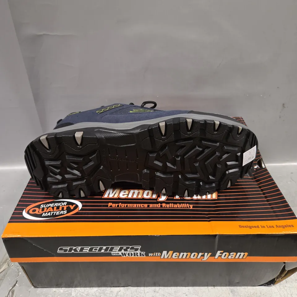BOXED PAIR OF SKECHERS WORK TRAINERS - 11