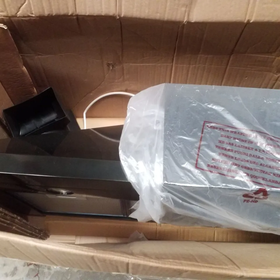 BOXED LEISURE H901PK CHIMNEY COOKER HOOD - BLACK