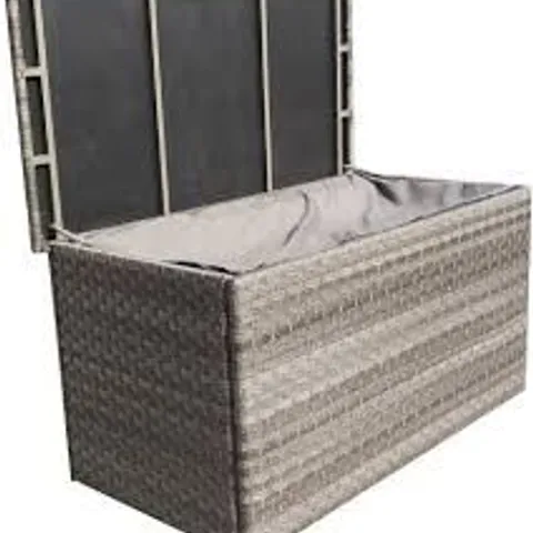 BOXED CUSHION RATTAN STORAGE BOX (1 BOX)