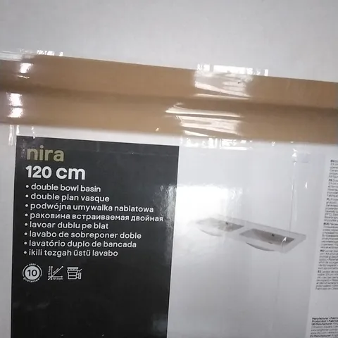 NIRA 120CM WHITE BASIN