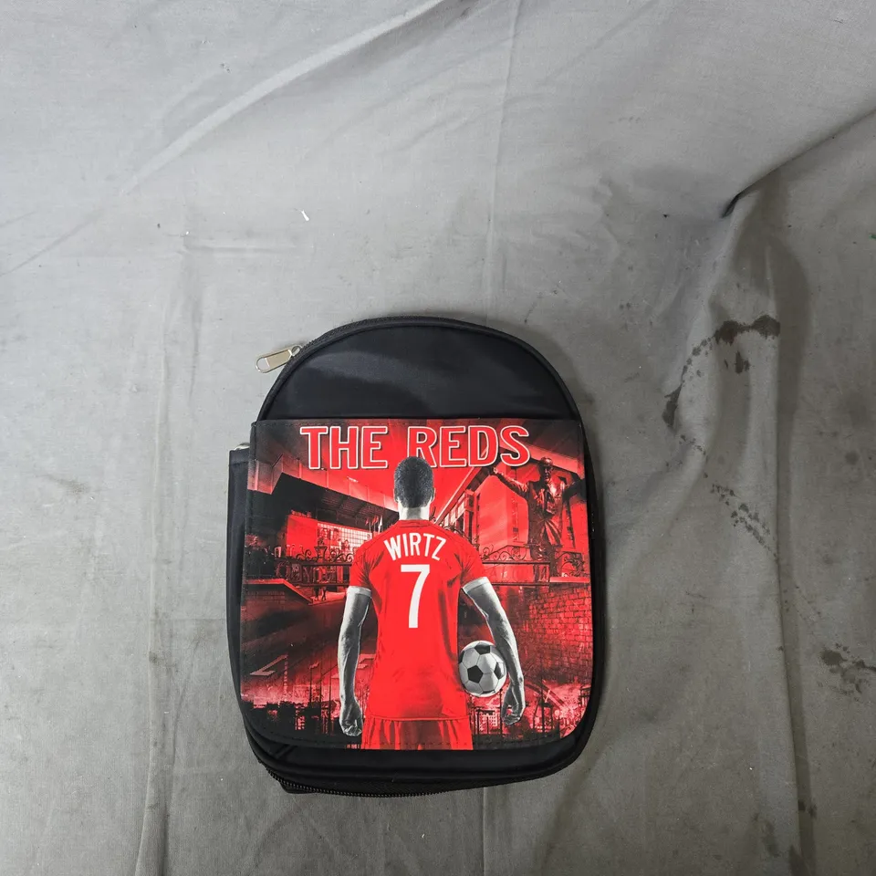 FOOTBALL-THEMED ZIP POUCH FEATURING THE REDS PRINT 