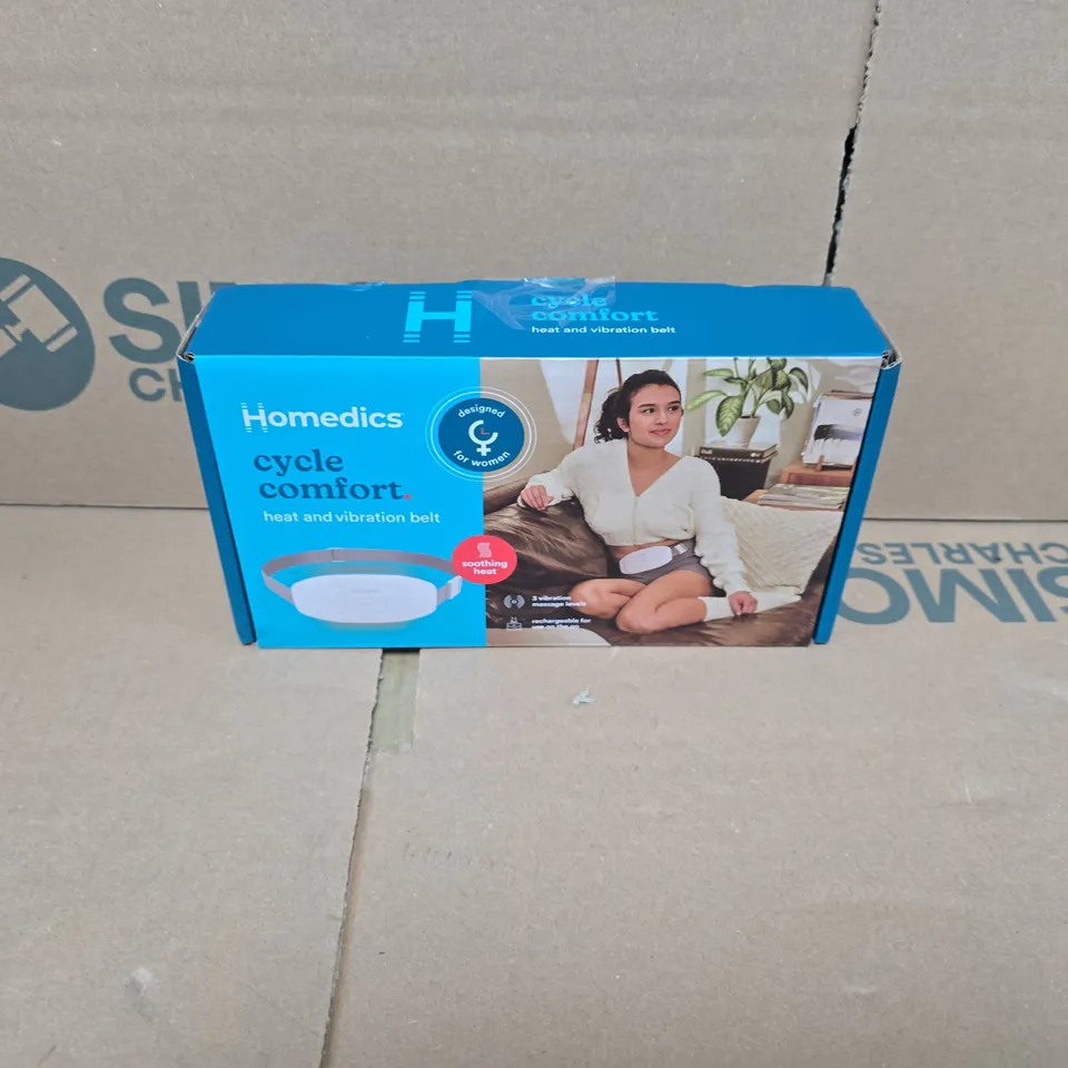 HOMEDICS CYCLE COMFORT HEAT AND VIBRATION BELT