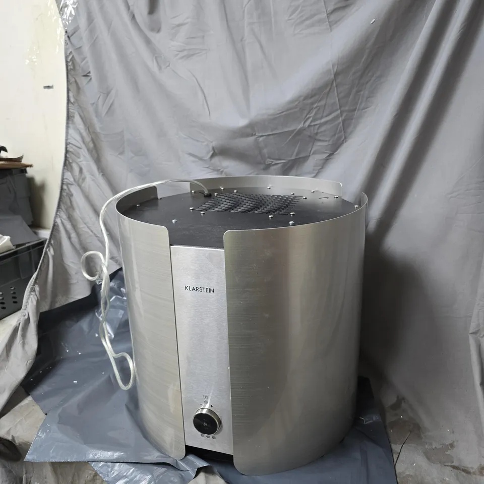 BOXED KLARSTEIN SKYFALL SMART SILVER HANGING ISLAND COOKER HOOD EXTRACTOR FAN