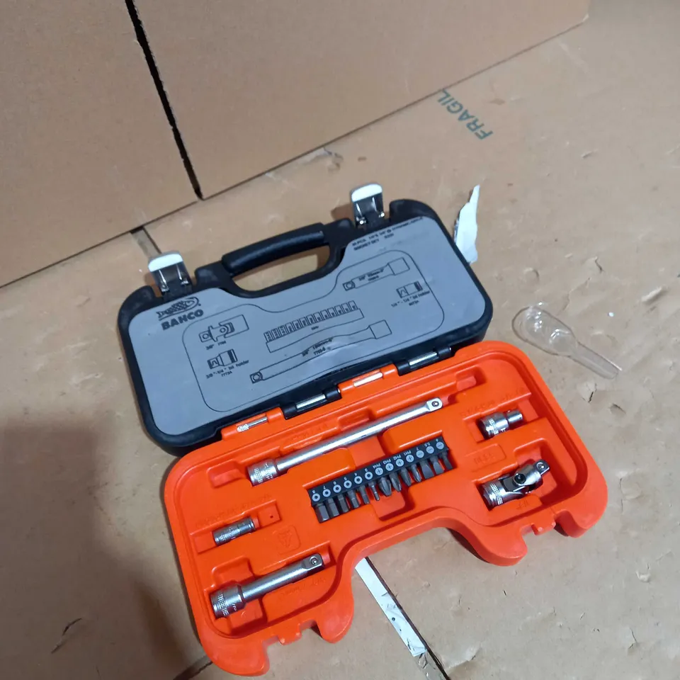 BAHCO S330AF 34 PIECE , 1/4 IN, 3/8 IN SOCKET SET