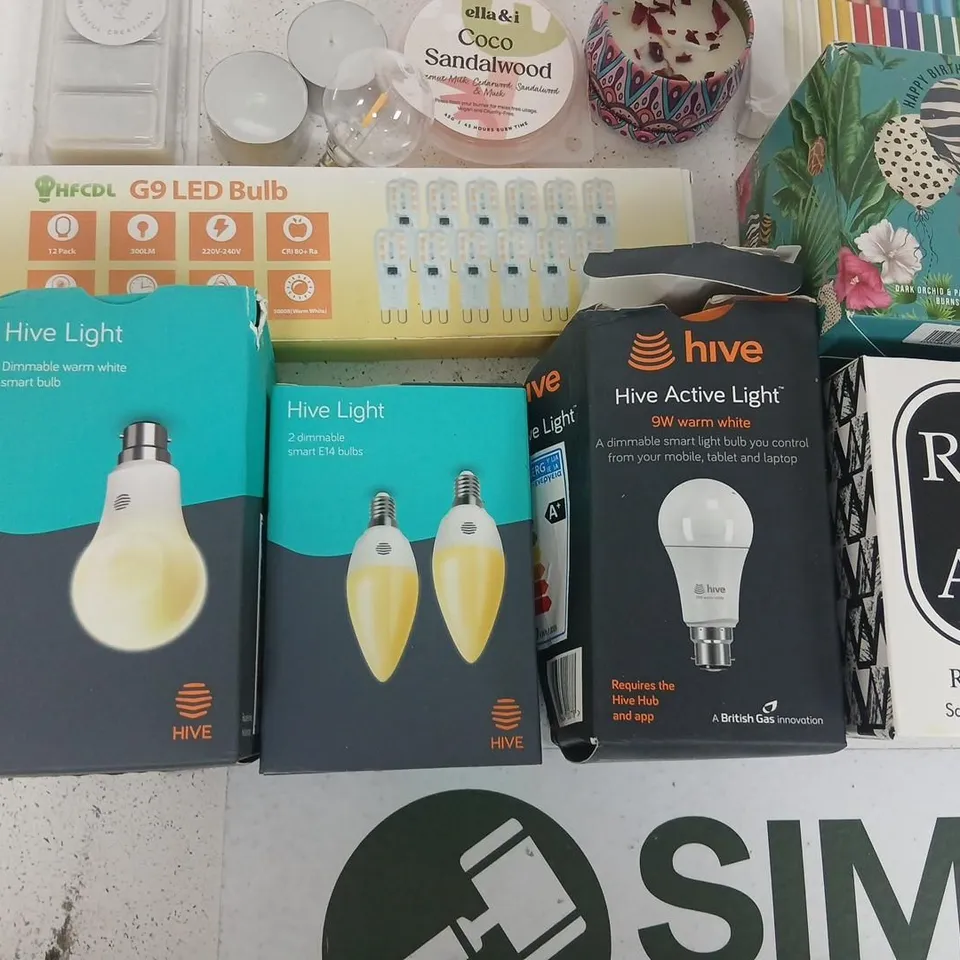 ASSORTED HOME FRAGRANCE & LIGHTING PRODUCTS – CANDLES, WAX MELTS & LED BULBS