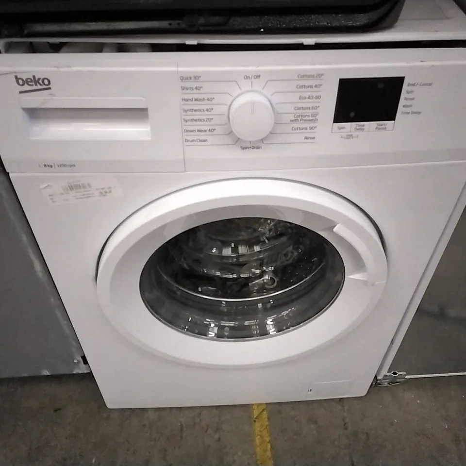 DESIGNER BEKO WASHING MACHINE WHITE 