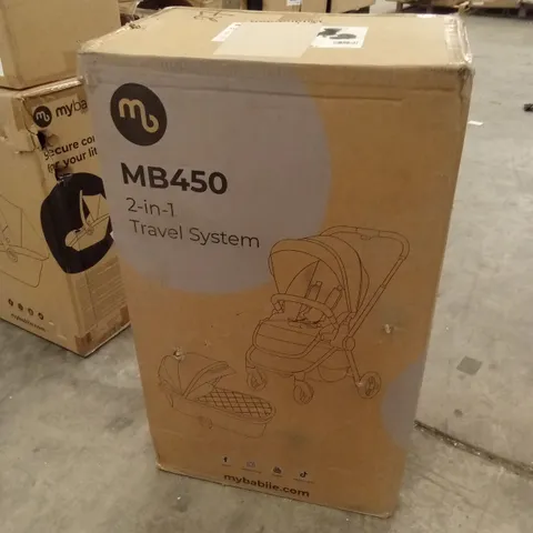 BOXED MYBABIIE MB450 TRAVEL SYSTEM