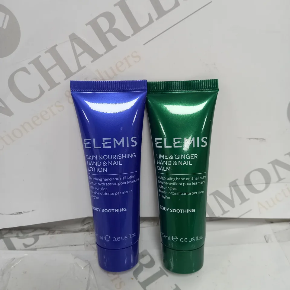 2 X BOXED ELEMIS HAND & NAIL LOTION