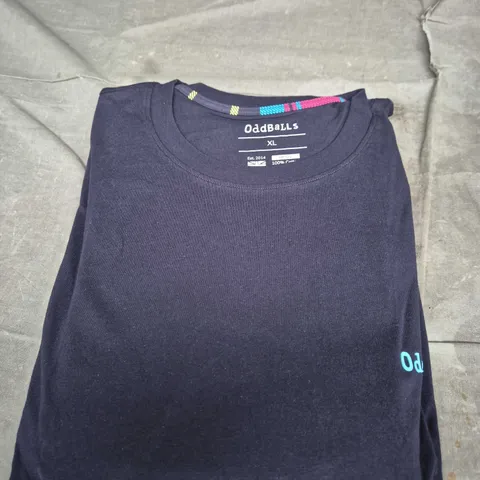 ODDBALLS PYJAMAS NAVY TARTAN PRINT SIZE XL