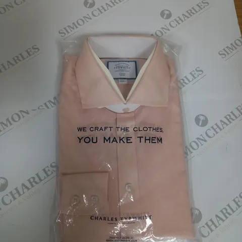 BAGGED CHARLES TYRWHITT SLIM FIT SHIRT SIZE 17/37"