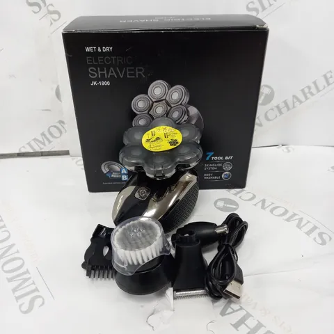 BOXED WET AND DRY ELECTRIC SHAVER