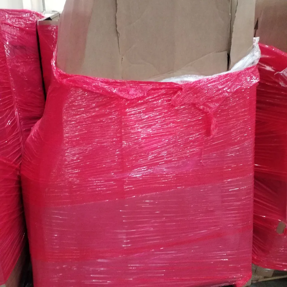 PALLET OF ASSORTED PRODUCTS INCLUDING OFFICE CHAIR, TOILET SEAT, FLOOR MAT, KIDS TOY GUITAR, UMBRELLAS