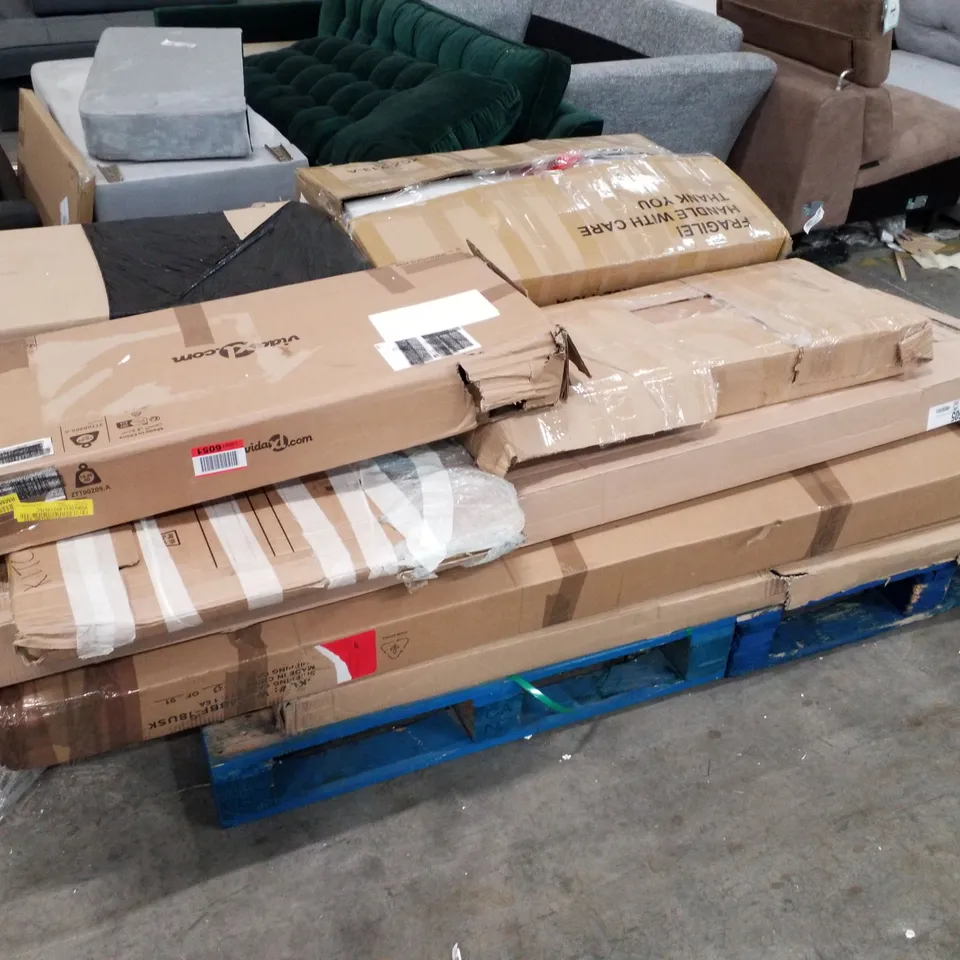 PALLET OF ASSORTED FLATPACK FURNITURE PARTS