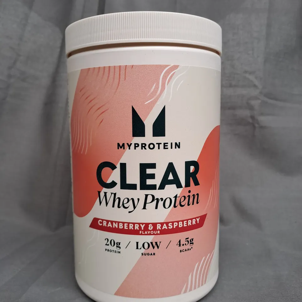 MY PROTEIN CLEAR WHEY PROTEIN CRANBERRY & RASPBERRY