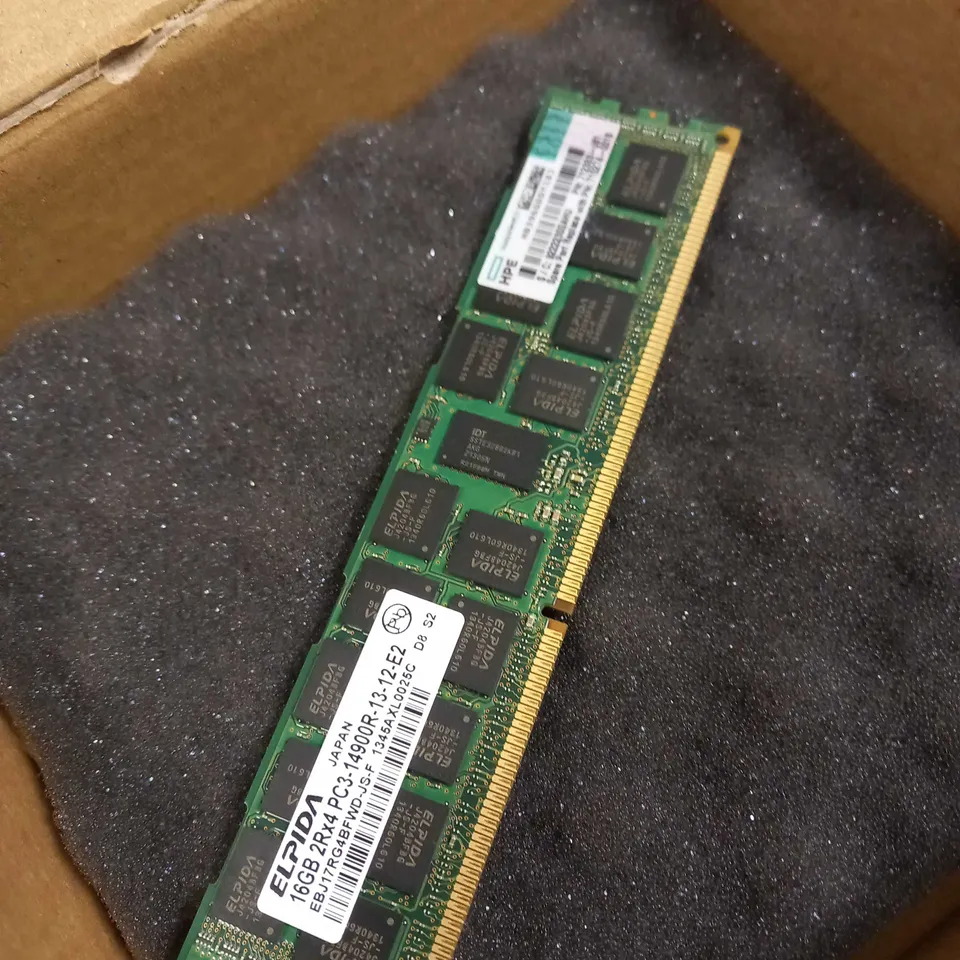 HP 16GB (1X16GB) DUAL RANK X4 PC3-14900R