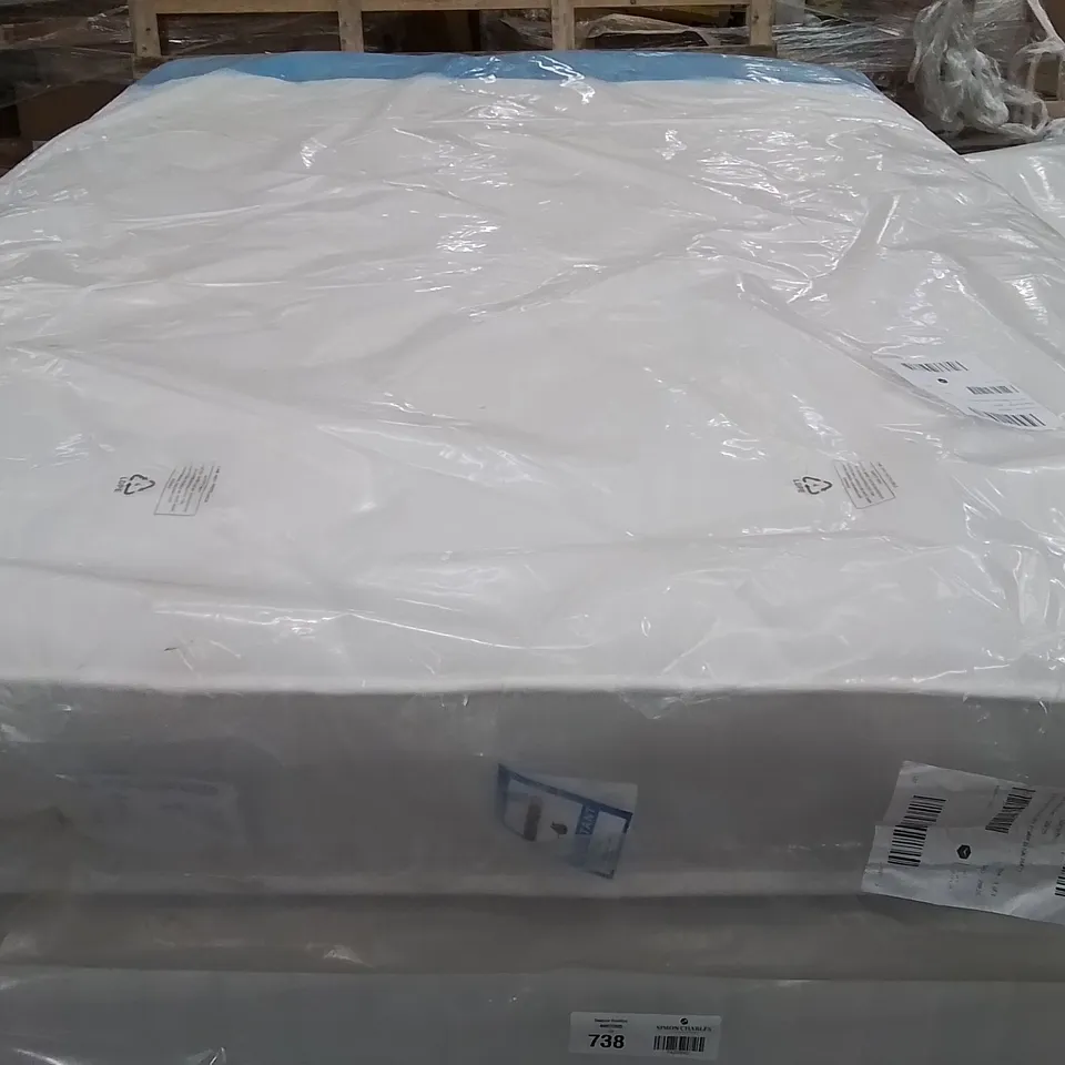 QUALITY BAGGED DOUBLE 135cm AIRSPRUNG MEMORY FOAM COMFORT MATTRESS RRP £699