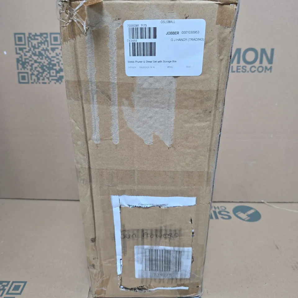 BOXED WEBB PRUNER & SHEAR SET WITH STORAGE BOX