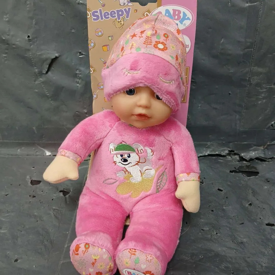 BABY BORN SLEEPY FOR BABIES PINK - 30CM