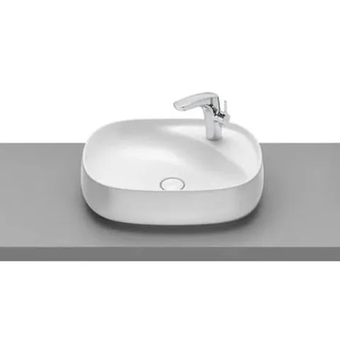 BRAND NEW BOXED ROCA BEYOND ON-COUNTERTOP BASIN 560X430MM 1TH - WHITE