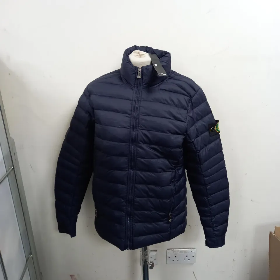 STONE ISLAND COAT NAVY - MEDIUM