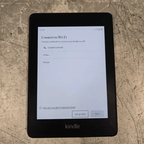 UNBOXED AMAZON E-READER 
