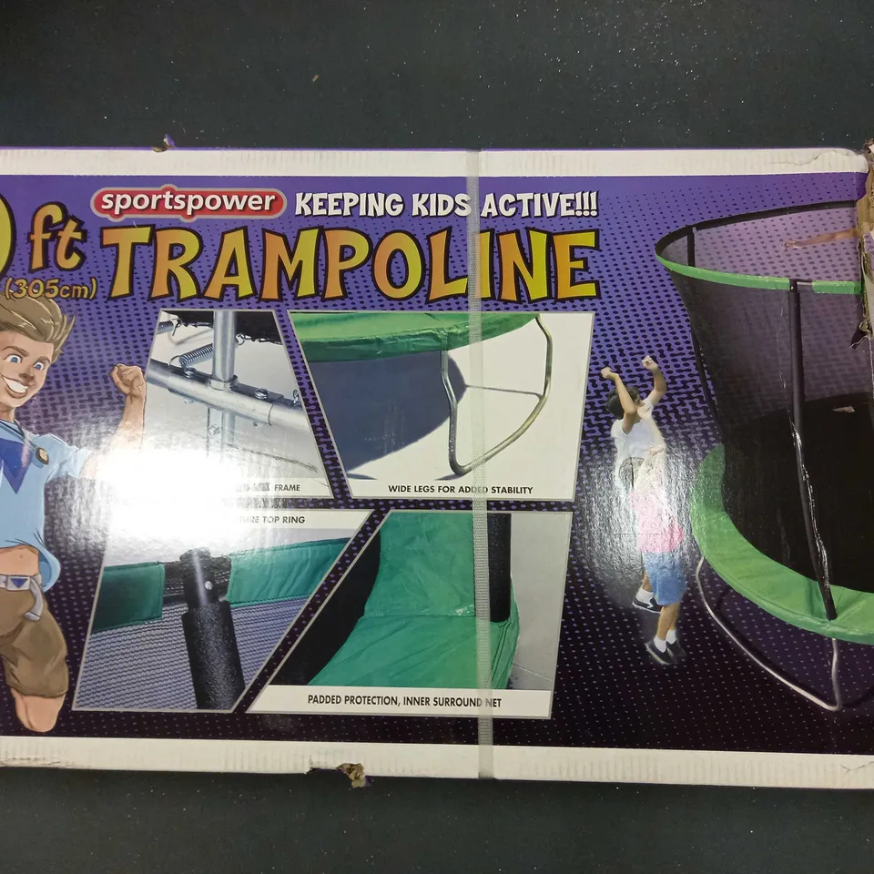 SPORTSPOWER 10FT TRAMPOLINE - COLLECTION ONLY 