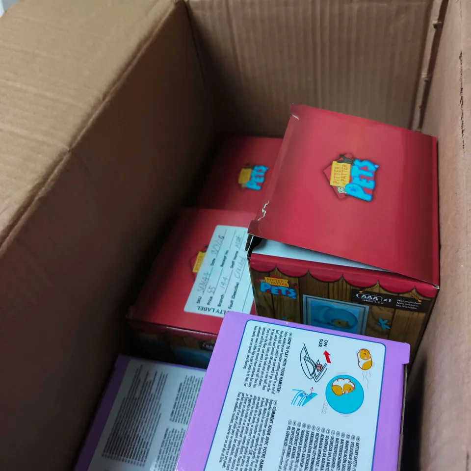 BOX OF APPROXIMATELY 12 X BUSY LITTLE HAMSTER – RAINBOW EDITION TOY