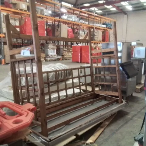 FIGUERO WOODEN ARBOUR CUSHION GREY