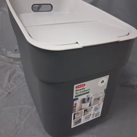 SIX BRAND NEW BOXED CURVER READY TO COLLECT WASTE SEPARATION BINS