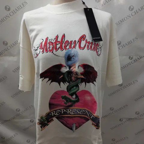 REPRESENT MOTLEY CRUE WITHOUT YOU T-SHIRT SIZE M