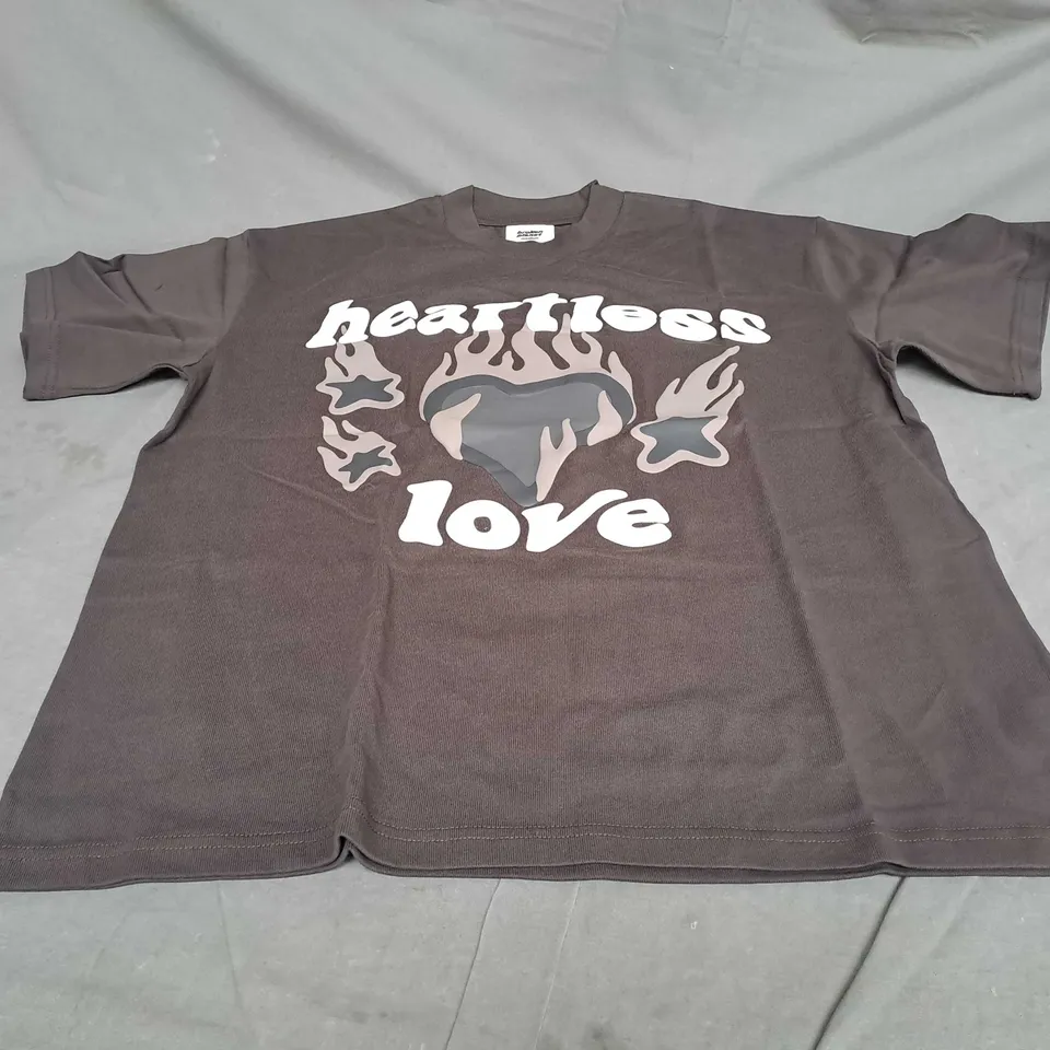 BROKEN PLANET HEARTLESS LOVE T-SHIRT MEDIUM