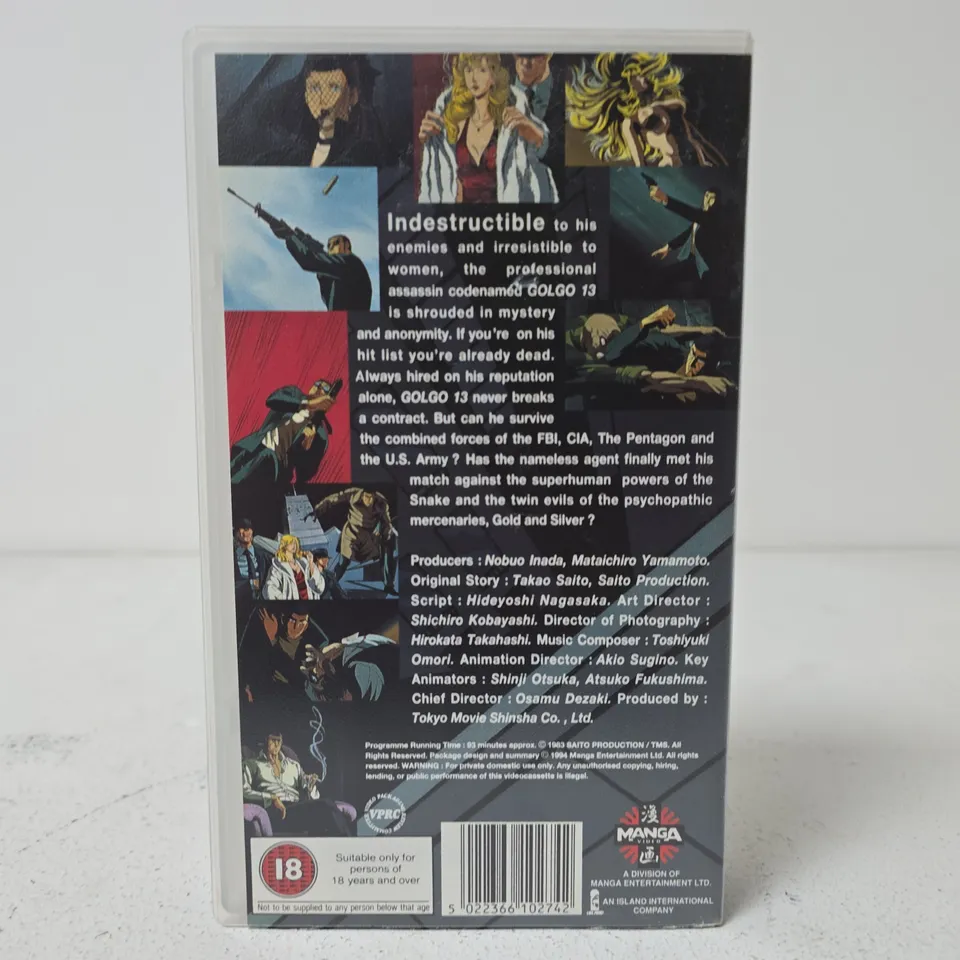 GOLGO 13: THE PROFESSIONAL – MANGA ENTERTAINMENT DVD (18)