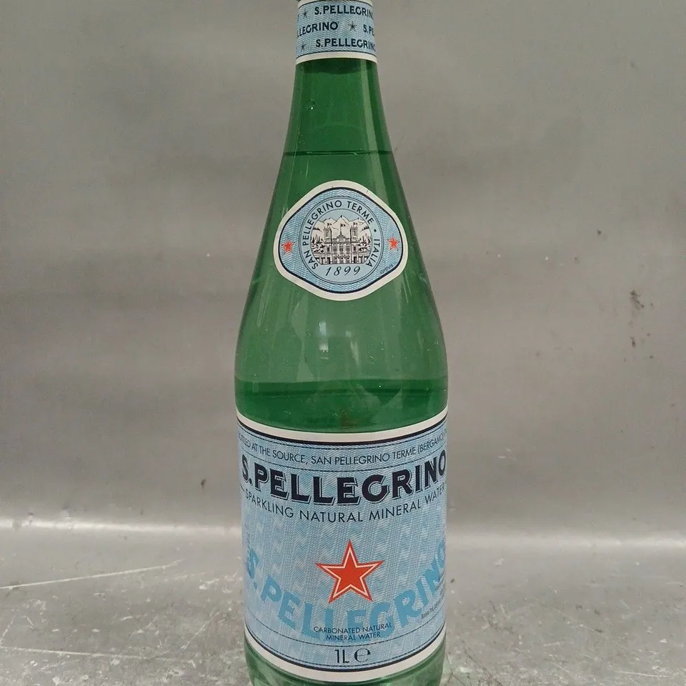 S.PELLEGRINO X6 SPARKLING NATURAL MINERAL WATER 6X1L - COLLECTION ONLY