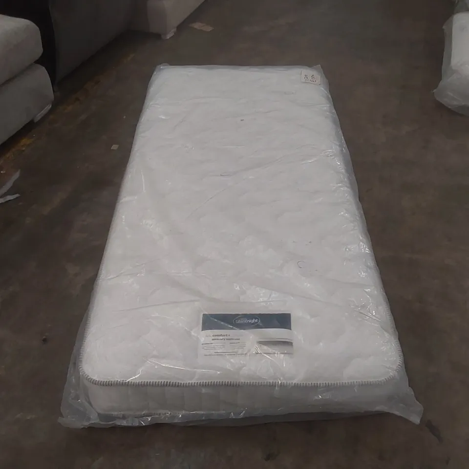 QUALITY BAGGED SILENTNIGHT MEMORY 90CM SINGLE MATTRESS