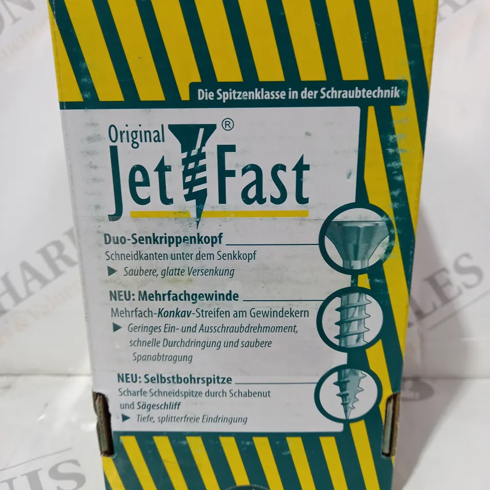 BOXED JETFAST UNIVERSAL SCREWS - 6X100 TX30 (APPROXIMATELY 100)