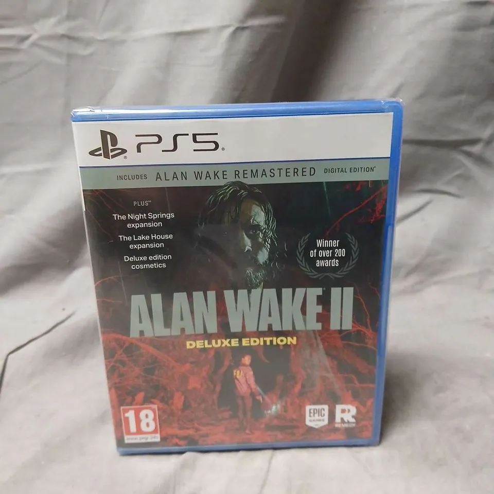 PLAYSTATION 5 ALAN WAKE II DELUXE EDITION – BOXED (DISC)