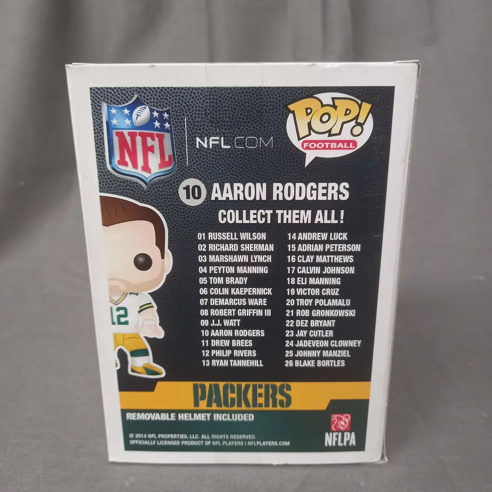 POP! FOOTBALL PACKERS - AARON RODGERS VINYL FIGURE - 10