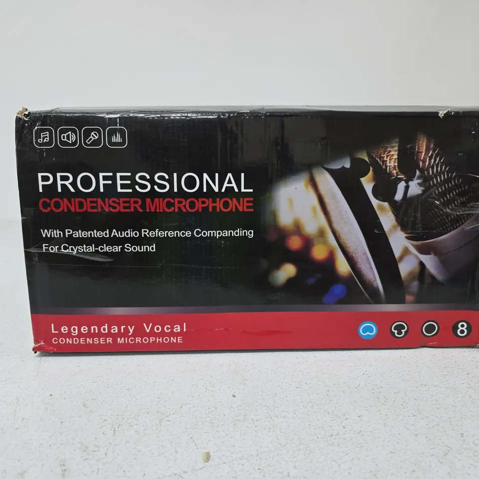 PROFESSIONAL CONDENSER MICROPHONE – LEGENDARY VOCAL (BOXED)