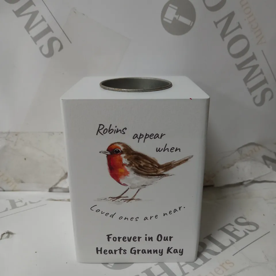 ROBIN MEMORIAL TEA LIGHT 