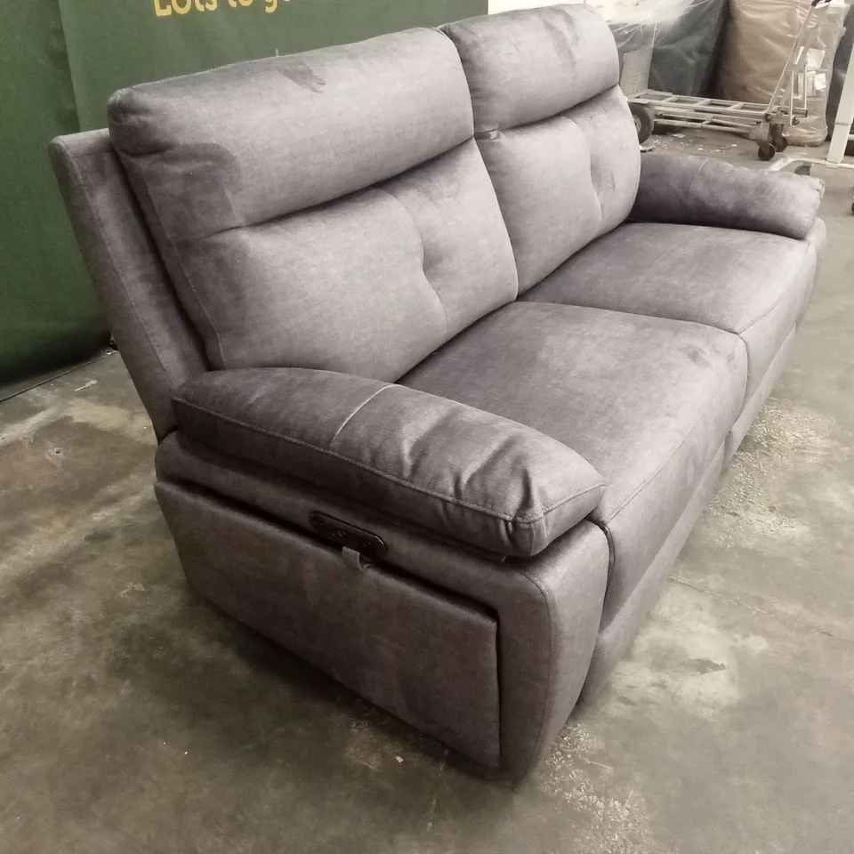 IVANA 3 SEATER FABRIC POWER RECLINER SOFA WITH USB CHARGING AND STORAGE RRP £1199