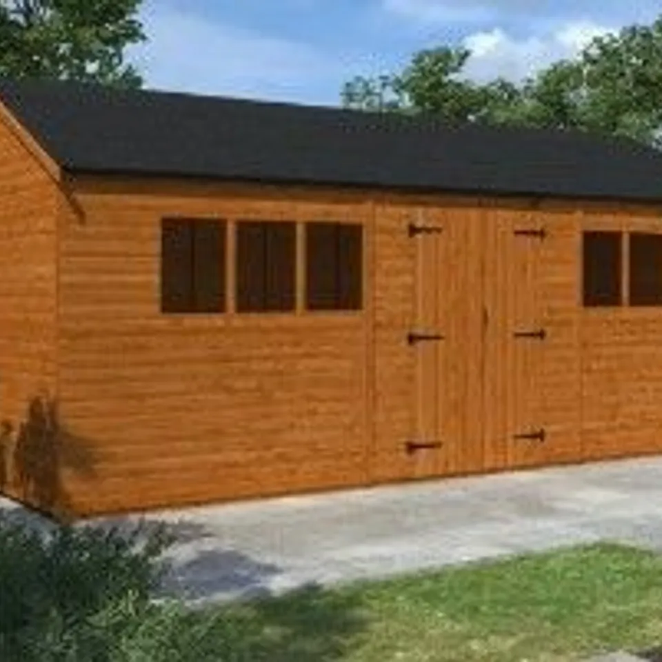 PALLET OF WOOD TONGUE & GROOVE APEX GARDEN SHED PARTS