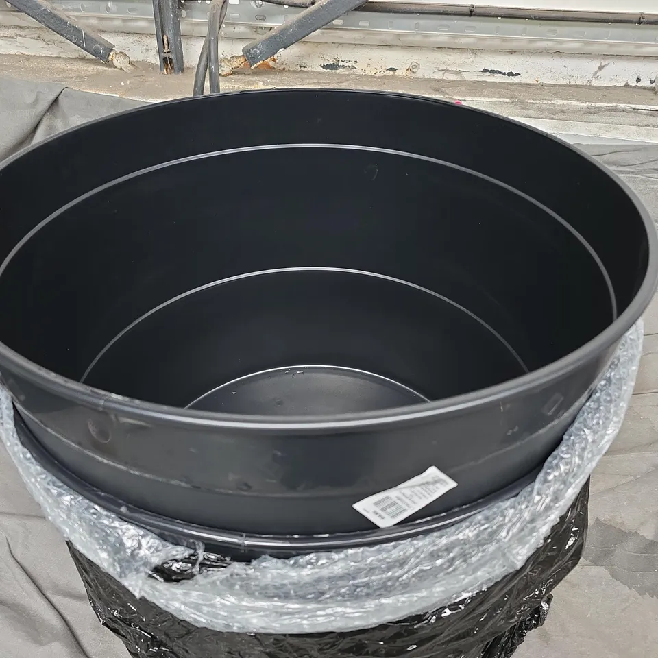 LOT OF 2 LARGE BLACKSMITH TUBS