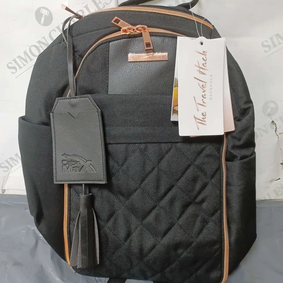 THE CABIN MAX THE TRAVEL HACK BAG IN BLACK