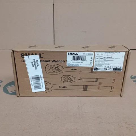 SHALL 3 PIECE RATCHET WRENCH SET