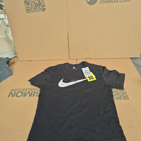 NIKE THE NIKE TEE – BLACK T-SHIRT, UK M