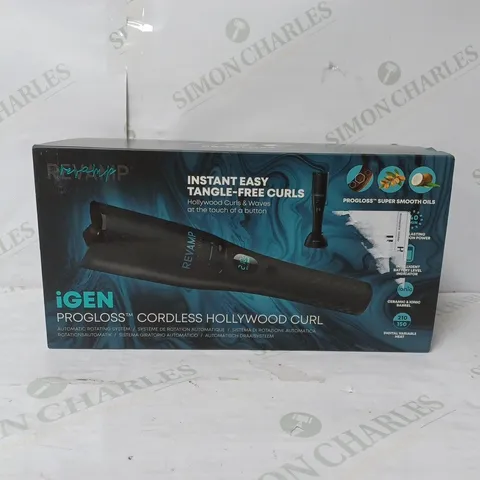 BOXED REVAMP PROGLOSS IGEN CORDLESS HOLYWOOD CURL  