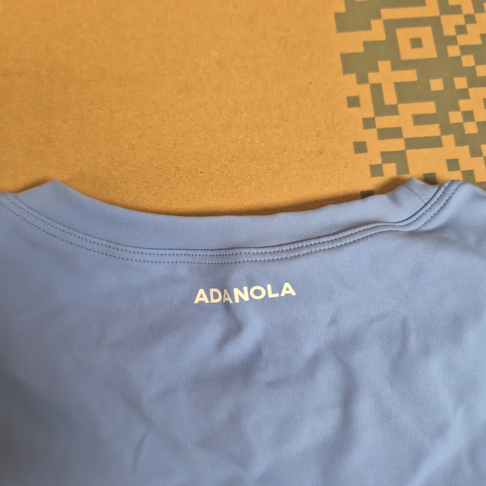ADANOLA T-SHIRT – BLUE, SMALL