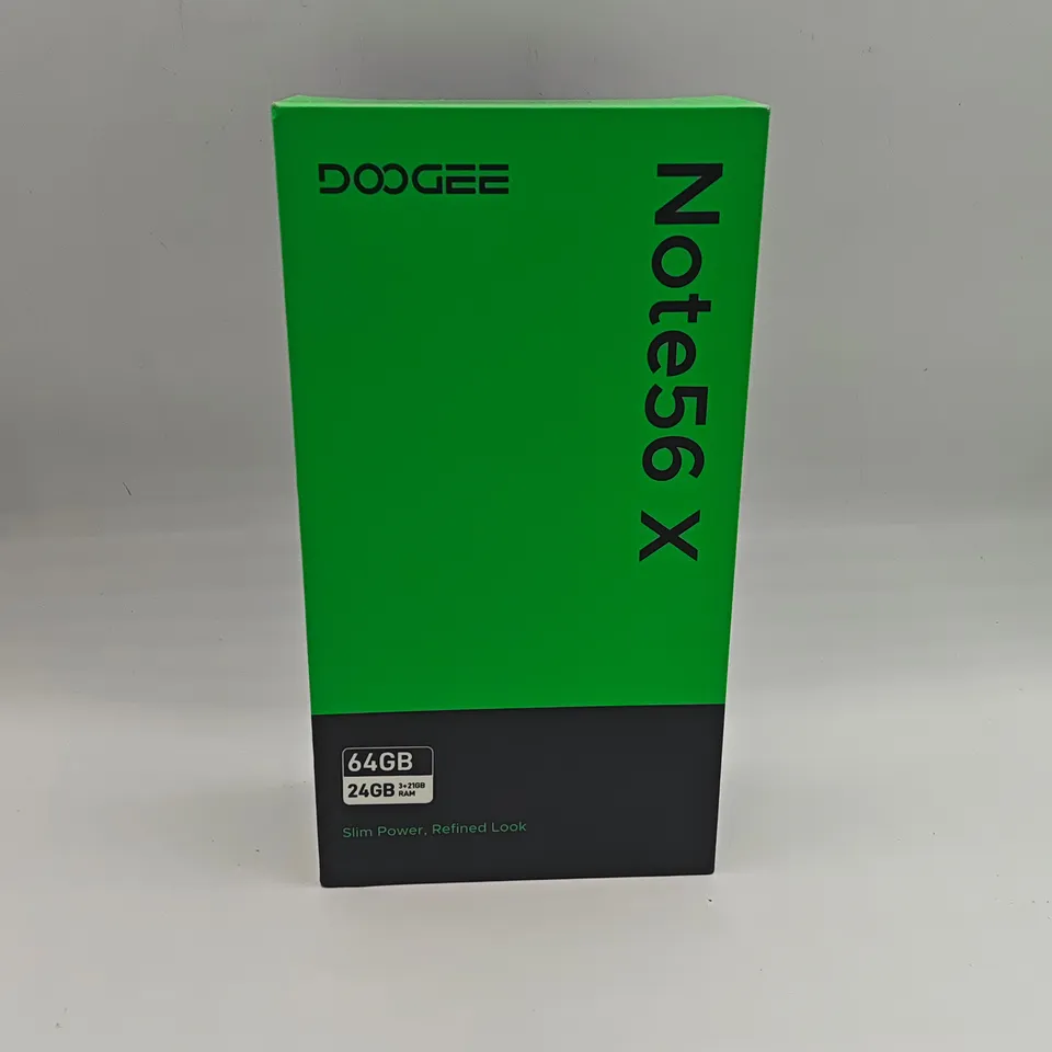 BOXED DOOGEE NOTE56 X 3+21GB RAM 64GB ROM IN TITANIUM SOFT GOLD