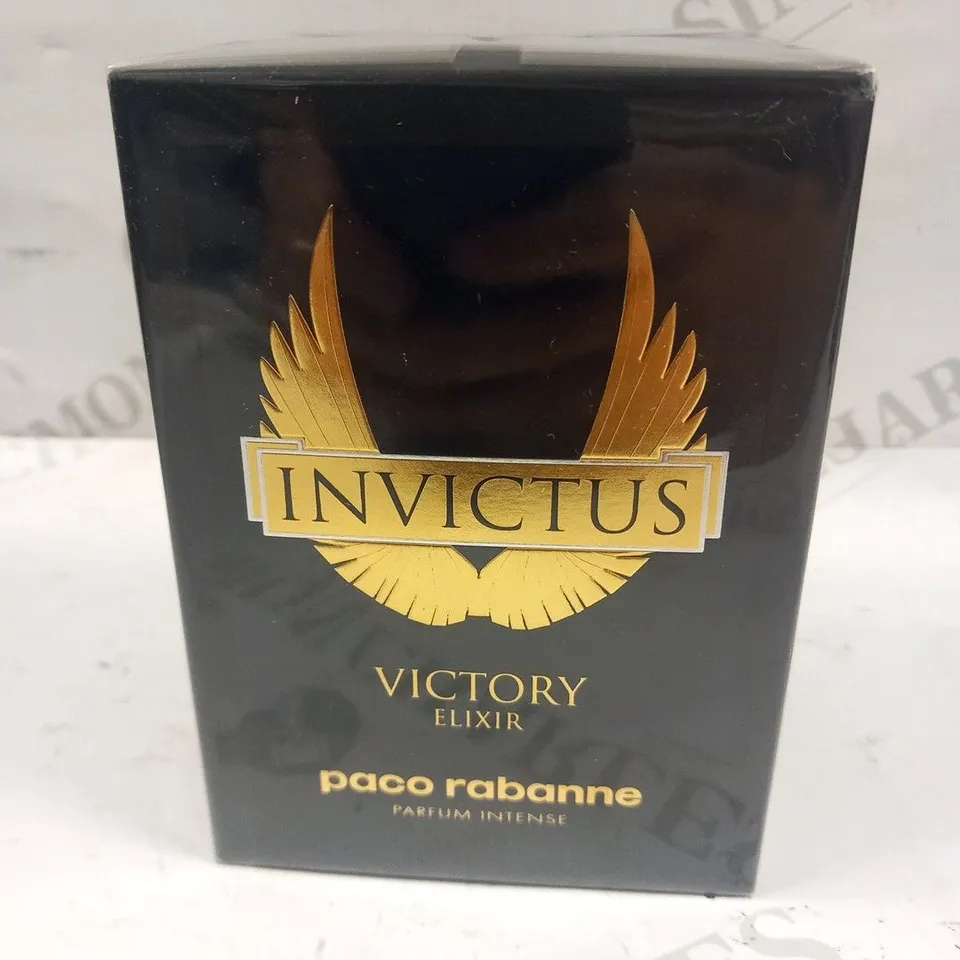BOXED AND SEALED PACO RABANNE INVICTUS VICTORY ELIXIR PARFUM INTENSE 100ML