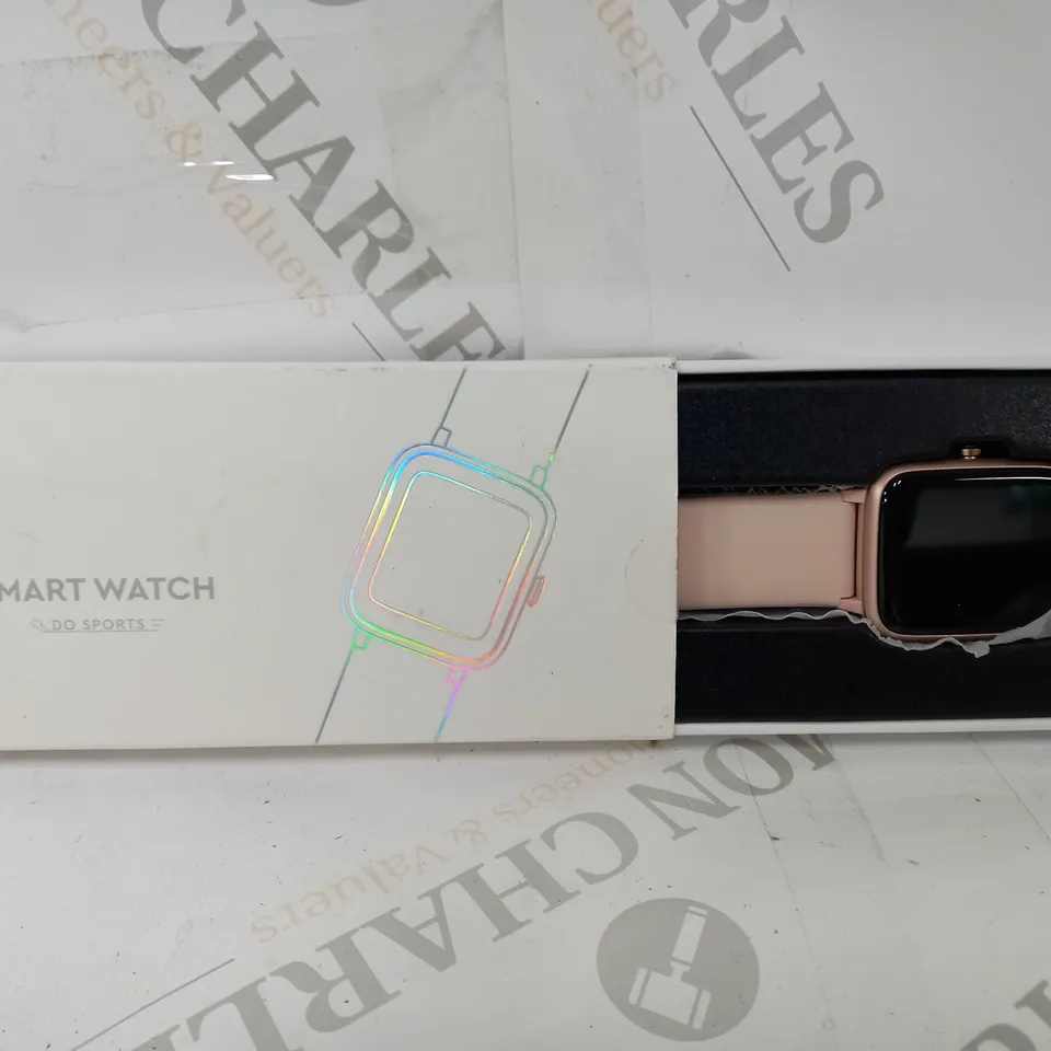 BOXED UNBRANDED SMART WATCH IN PINK